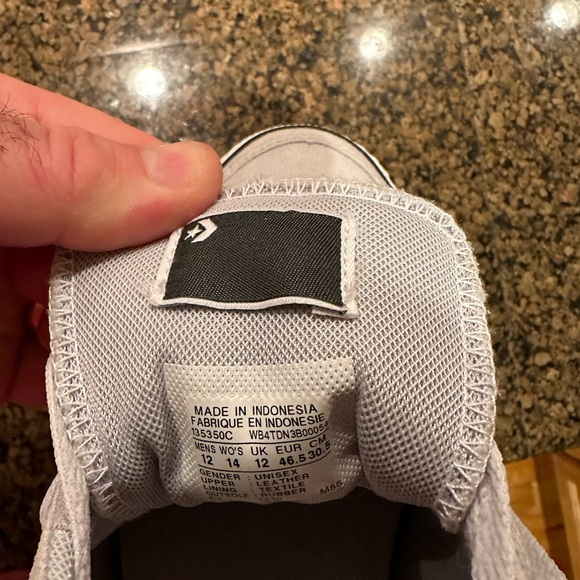 CONVERSE Chuck Taylor Low Top Light Grey Gray Suede Sneakers. Brand New - Picture 9 of 10